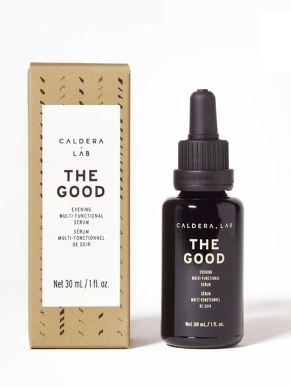 Caldera Lab THE GOOD Evening Serum - Black & Gold Bottle